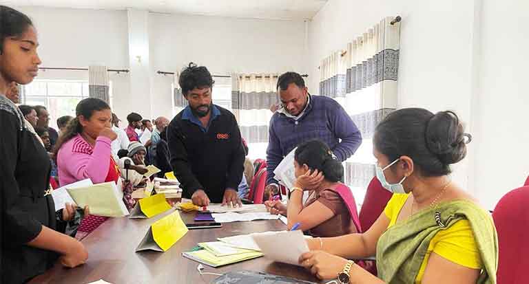 Mobile Service Program of the Ministry of Justice – Ragala, Walapane Divisional Secretariat.