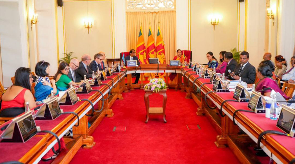 Meeting with the United Nations High Commissioner for Human Rights, His Excellency Volker Turk and his delegation at the Ministry of Foreign Affairs