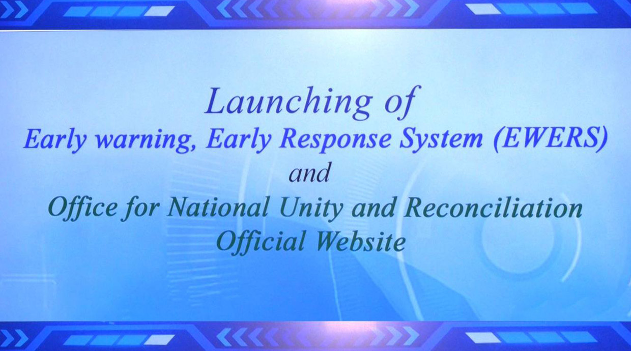 Launch of the official website of the Office for National Unity and Reconciliation and the Early Warning and Notification System – 13 February 2026